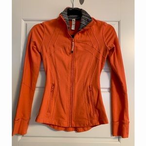 LULULEMON neon orange define jacket